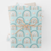 Olifant Baby Boy Baby shower Wrapping Papier Blad Inpakpapier Vel (In situ)