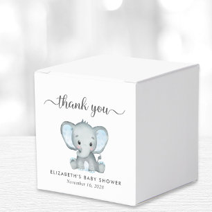 Olifant Baby Jongen Douche Dank je Bedankdoosjes