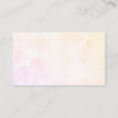 Olifant Baby Luier Raffle Informatiekaartje (Achterkant)