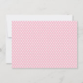 Olifant Baby Meisje Douche Uitnodigingen (Achterkant)