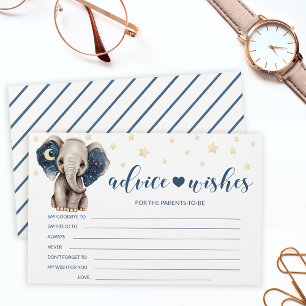 Olifant baby shower advies wensen briefpapier kaar