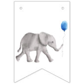 Olifant Baby shower Banner Bunting Flags (Eerste vlag)