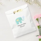 Olifant Baby Shower Bedankzakje (Gezegeld)