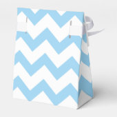 Olifant Baby shower Blauw en Wit Bedankdoosjes (Achterkant)