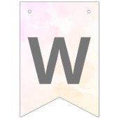 Olifant Baby shower Boho Chic koraal Welkom Vlaggetjes (Tweede vlag)