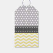 Olifant Baby shower Dank u Label, BEWERKBARE KLEUR Cadeaulabel (Achterkant)