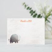 Olifant Baby shower dank u opmerking Kaarten