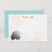 Olifant Baby shower dank u opmerking Kaarten