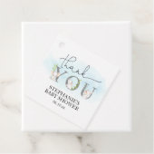 Olifant Baby shower dank u partij Labels (In situ)