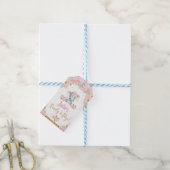 Olifant Baby Shower Favor Cadeautag 'Bijna zover' Cadeaulabel (Met Touw)