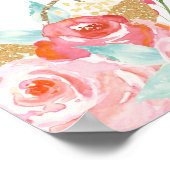 Olifant Baby Shower Feest Achtergrond Banner Meisj Poster (Hoek)