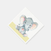 Olifant Baby Shower Gele Servetten (Hoek)