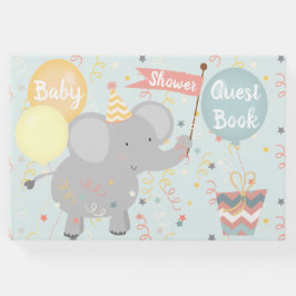 Olifant Baby shower Giraffe Monkey Confetti Gastenboek