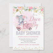 Olifant Baby shower Parade Kaart (Voorkant)