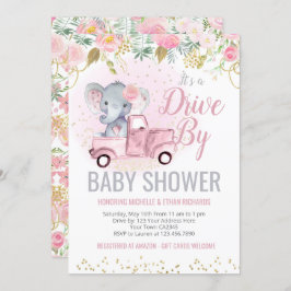 Olifant Baby shower Parade Kaart