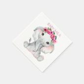 Olifant Baby Shower Servet (Hoek)