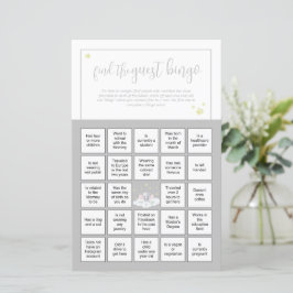 Olifant Baby shower spel Gast Bingo