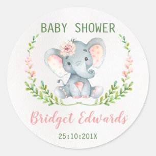 Olifant Baby shower Sticker