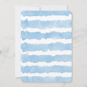 Olifant baby shower uitnodiging voor waterverf (Achterkant)