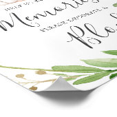 Olifant Baby shower Versier een blokteken Poster (Hoek)