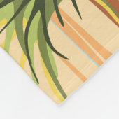 Olifant Baby springt vrolijk in Afrikaanse savanne Fleece Deken (Hoek)