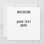 Olifant Baby springt vrolijk in Afrikaanse savanne Kaart (Achterkant)