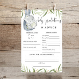 Olifant Baby voorspellingen advies groen goud