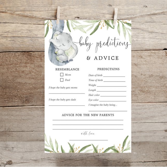 Olifant Baby voorspellingen advies groen goud (Creator heeft geüpload)