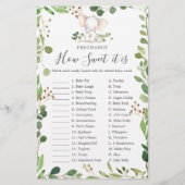 Olifant Baby Zwangerschap Hoe lief het is spel (Voorkant)