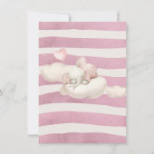 Olifant Babyshower Uitnodiging (Achterkant)