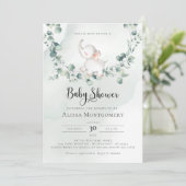 Olifant Babyshower Uitnodiging (Staand voorkant)