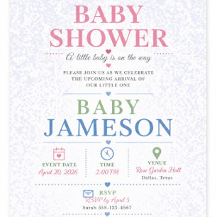Olifant Babyshower Uitnodiging Aangepaste Naam
