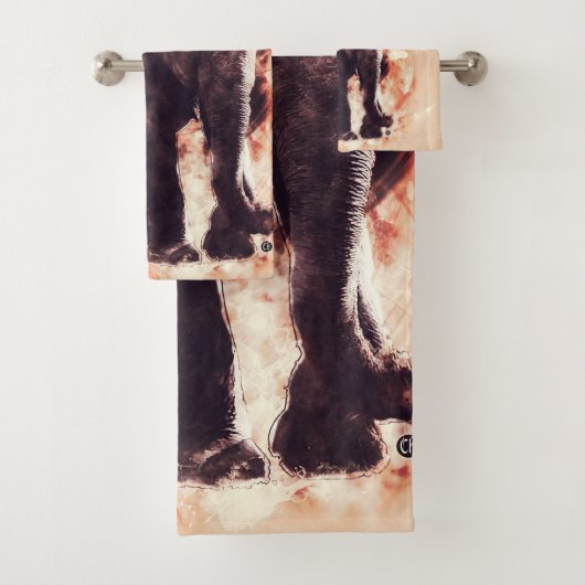 Olifant Badhanddoeken Bad Handdoek (Insitu)