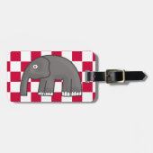 olifant bagagelabel (Voorkant horizontaal)