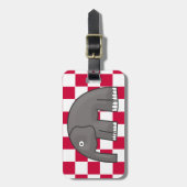 olifant bagagelabel (Voorkant verticaal)