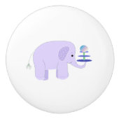 Olifant Balansact Keramische Knop (Voorkant)