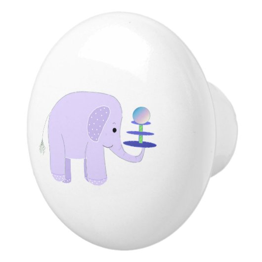 Olifant Balansact Keramische Knop (Rechts)