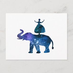 olifant ballerina art briefkaart