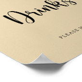Olifant ballon Drinken, tast toe Poster (Hoek)