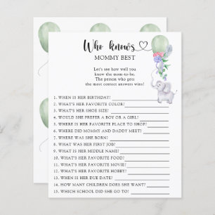 Olifant & Ballon - Wie kent mama het beste