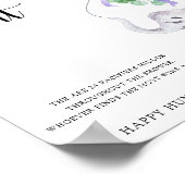 Olifant & Balloon Fopspeen hunt baby shower spel Poster (Hoek)