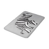 olifant, bestaande uit Zebrastripes Badmat (Gekanteld)