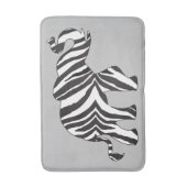 olifant, bestaande uit Zebrastripes Badmat (Voorkant Verticaal)