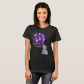 Olifant blaast Paarse leeuwen op overdosis Awareen T-shirt (Voorkant volledig)