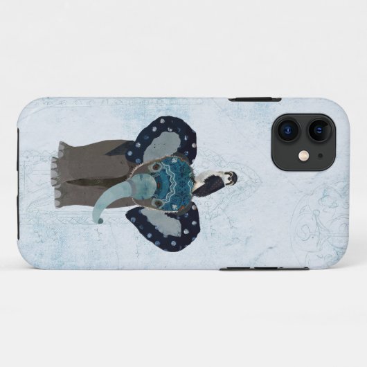 OLIFANT & BLAUWE VALK Case-Mate iPhone CASE (Achterkant (horizontaal))