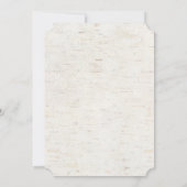 Olifant Bloemen Jongen 1e Verjaardag Party Uitnodi Kaart (Achterkant)