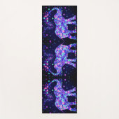 Olifant bloemen yoga mat (Voorkant)