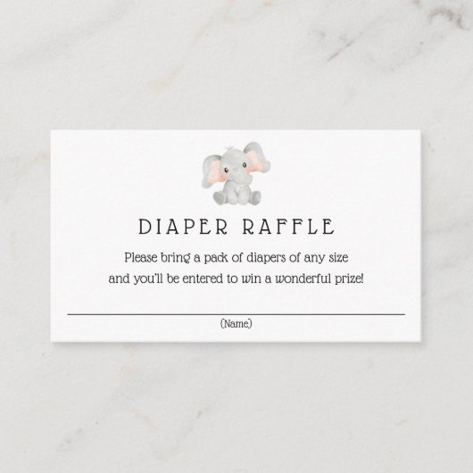 Olifant Boeken voor Baby insert kaart (Voorkant)