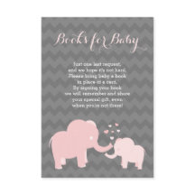 Olifant boeken voor Baby insert roze grijs