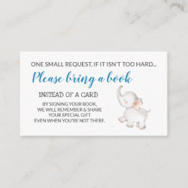 Olifant Boeken voor Baby Verzoek Informatiekaartje